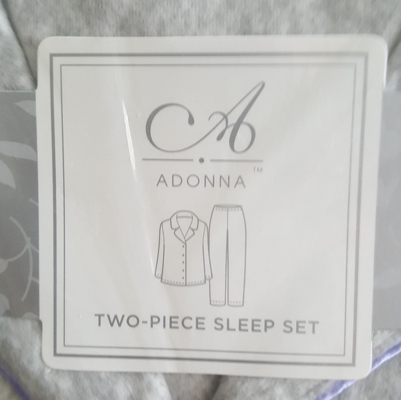 Adonna 2pc pajamas Medium NWT - Picture 2 of 5
